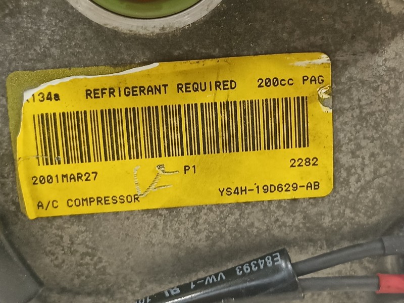 Recambio de compresor aire acondicionado para ford focus berlina (cak) ambiente referencia OEM IAM YS4H19D629AB  