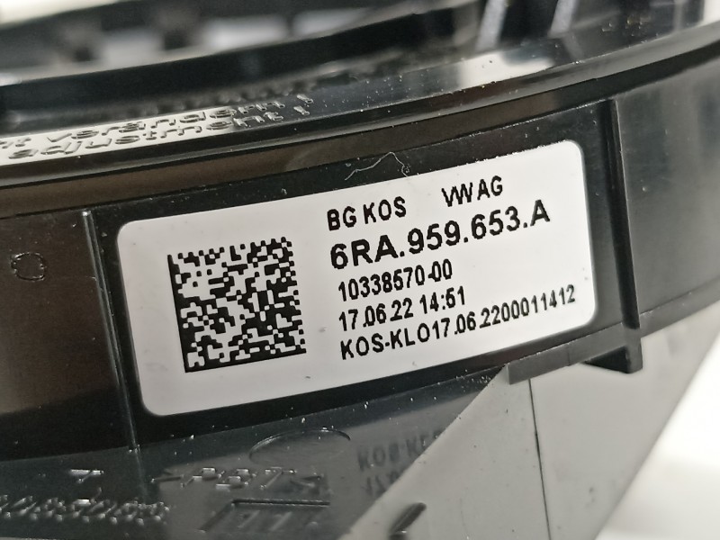 Recambio de anillo airbag para seat arona xperience referencia OEM IAM 6RA959653A  