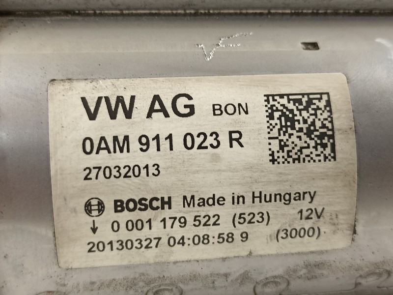 Recambio de motor arranque para seat leon (5f1) fr referencia OEM IAM 0AM911023R  