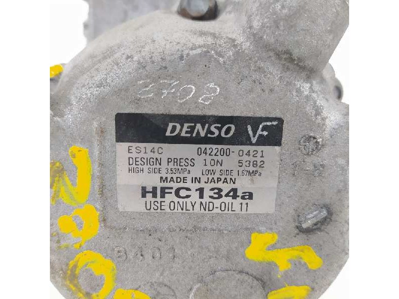 Recambio de compresor aire acondicionado para toyota prius (nhw30) eco referencia OEM IAM 0422000421  