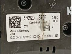 Recambio de cuadro instrumentos para seat leon (5f1) fr referencia OEM IAM 5F0920870F   2