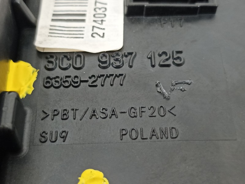 Recambio de caja reles / fusibles para volkswagen passat berlina (3c2) advance referencia OEM IAM 3C0937125  