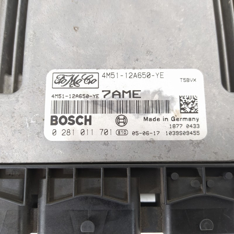 Recambio de centralita motor uce para ford focus berlina (cap) ambiente (d) referencia OEM IAM 4M5112A650YE 0281011701 