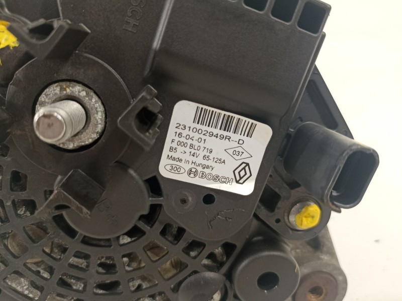 Recambio de alternador para dacia dokker sl eficacia referencia OEM IAM 231002949R  