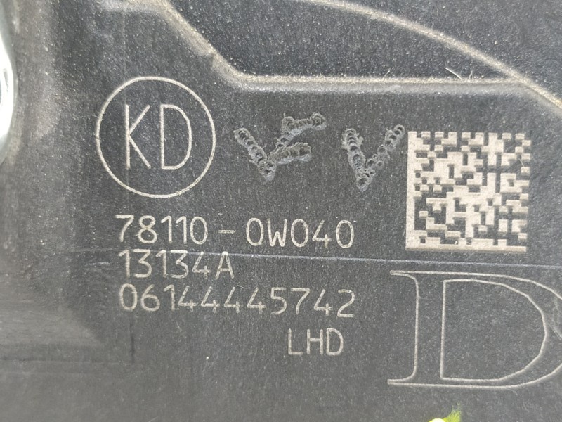 Recambio de potenciometro pedal para toyota auris active referencia OEM IAM 781100W040  