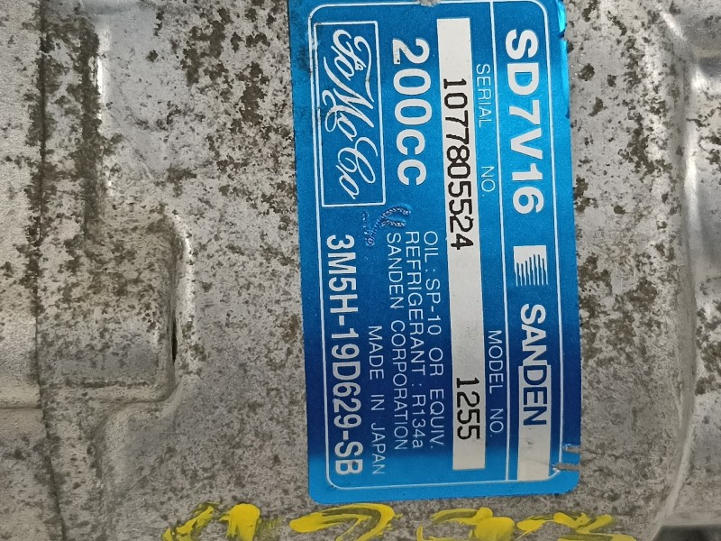 Recambio de compresor aire acondicionado para ford focus berlina (cap) ambiente (d) referencia OEM IAM 3M5H19D629SB  