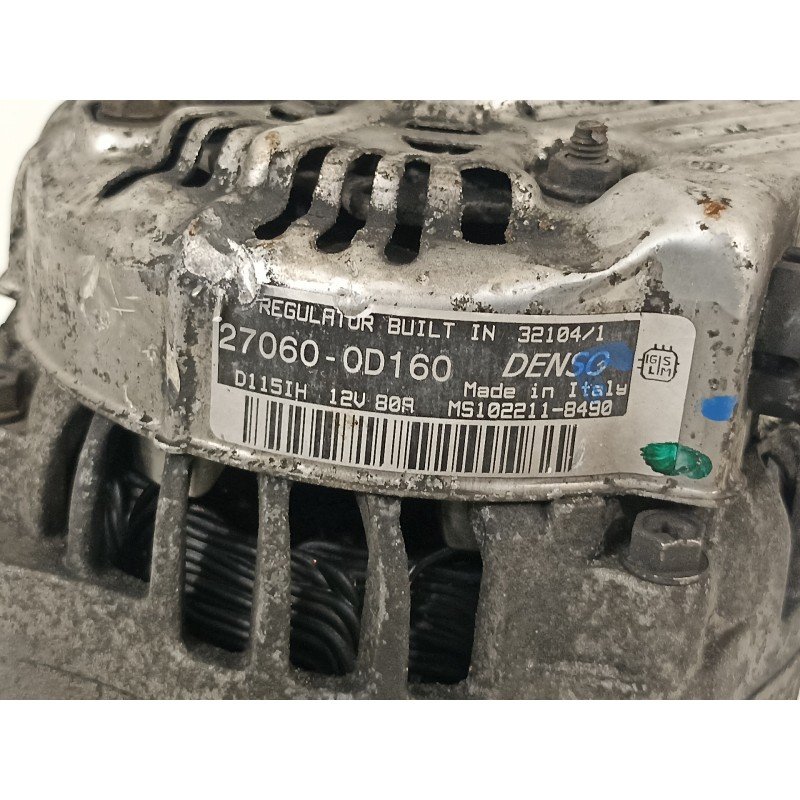 Recambio de alternador para toyota corolla verso (r1) 1.8 luna referencia OEM IAM 270600D160  