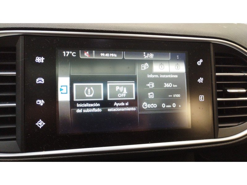 Recambio de pantalla multifuncion para peugeot 308 active referencia OEM IAM 9811486280  