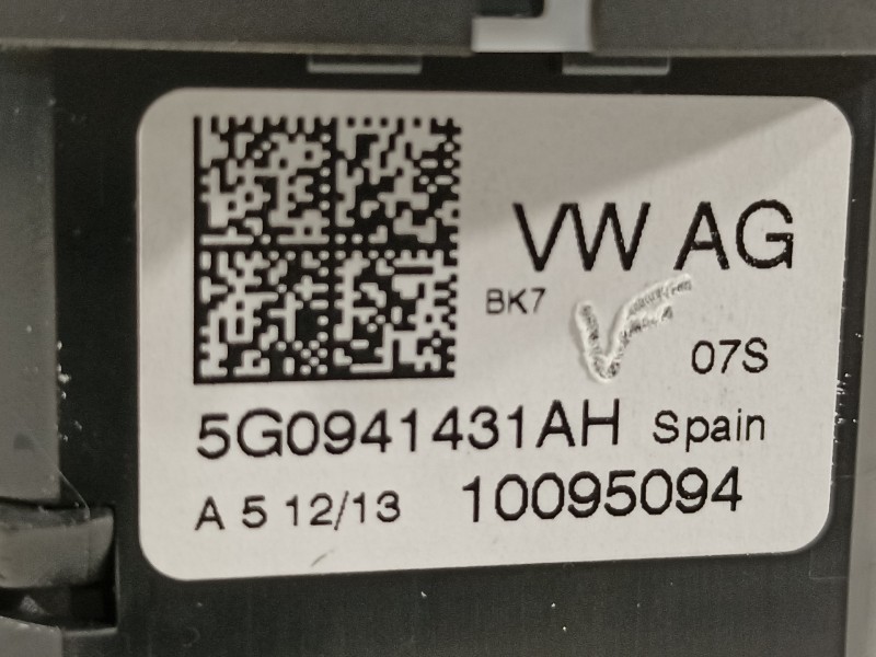 Recambio de mando luces para seat leon (5f1) fr referencia OEM IAM 5G0941431AH  