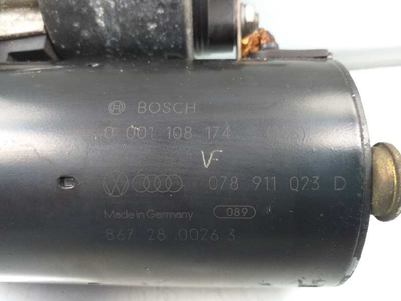 Recambio de motor arranque para audi s4 berlina (b5) s4 berlina referencia OEM IAM 078911023D 0001108174 