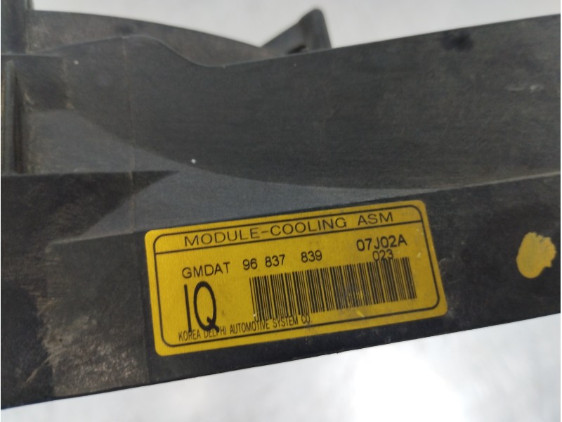 Recambio de electroventilador para opel antara cosmo 4x4 referencia OEM IAM 96837839  