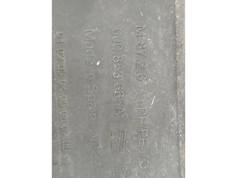 Recambio de rejilla paragolpes izquierda para seat ibiza sc (6j1) stylance / style referencia OEM IAM 6J0853665A  