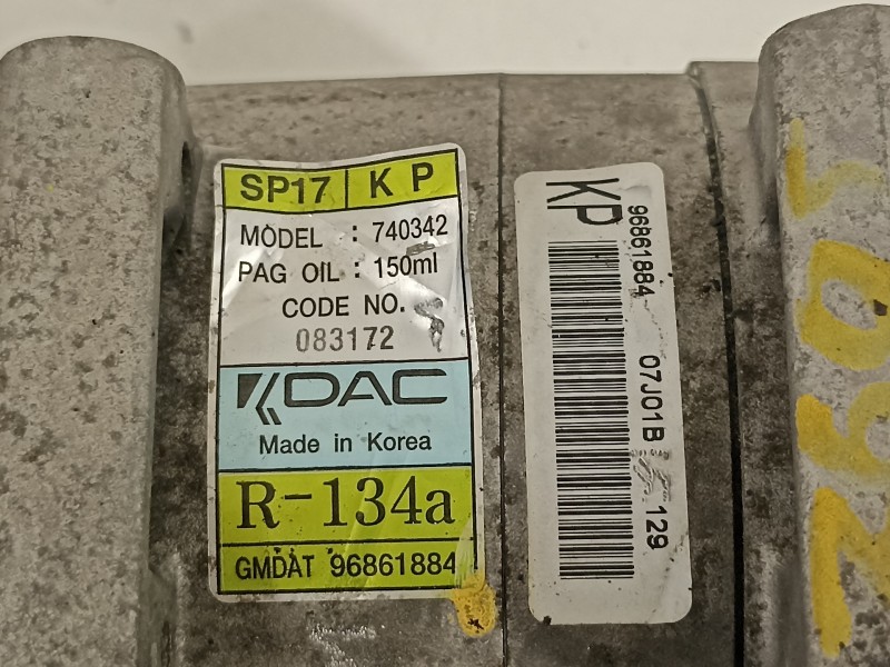 Recambio de compresor aire acondicionado para opel antara cosmo 4x4 referencia OEM IAM 96861884  
