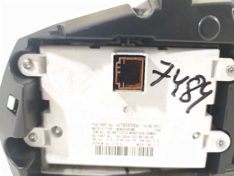 Recambio de cuadro instrumentos para citroën ds5 style referencia OEM IAM 9800759180 9678565980 