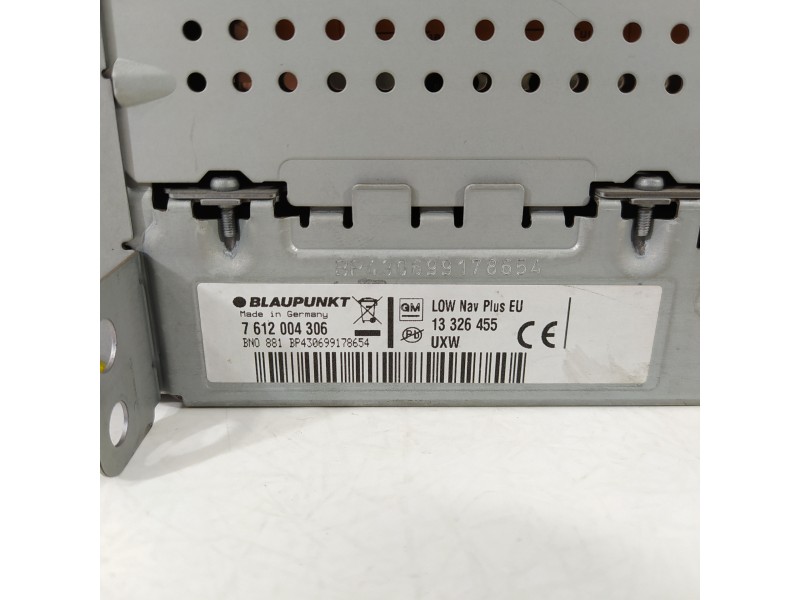 Recambio de sistema navegacion gps para chevrolet cruze lt referencia OEM IAM 13326455 7612004306 344831230