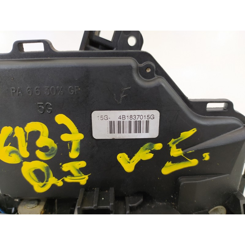 Recambio de cerradura puerta delantera izquierda para audi a4 berlina (8e) 1.9 tdi (96kw) referencia OEM IAM 4B1837015G  