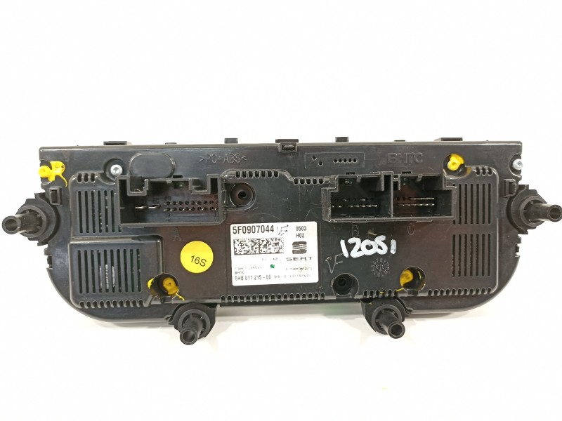Recambio de mando climatizador para seat leon (5f1) fr referencia OEM IAM 5F0907044  
