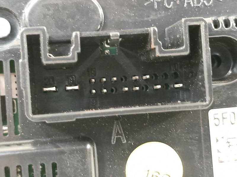 Recambio de mando climatizador para seat leon (5f1) fr referencia OEM IAM 5F0907044  