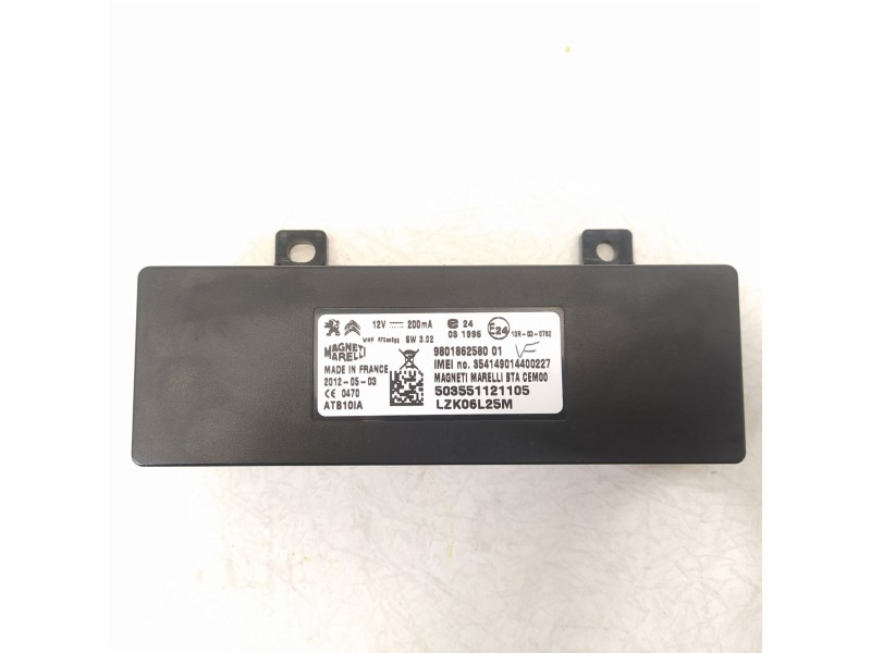 Recambio de modulo electronico para citroën ds5 style referencia OEM IAM 9801862580 503551121105 