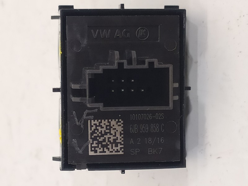 Recambio de mando elevalunas delantero izquierdo para seat toledo (kg3) 1.2 tsi referencia OEM IAM 6JB959858C  