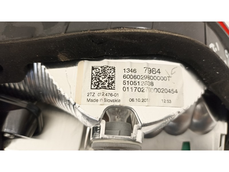 Recambio de piloto trasero izquierdo para opel crossland x excellence referencia OEM IAM 510512838  