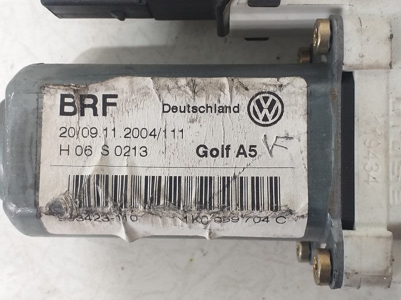 Recambio de elevalunas trasero derecho para volkswagen golf v berlina (1k1) sportline referencia OEM IAM   