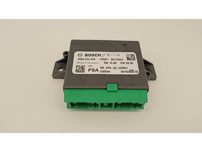 Recambio de modulo electronico para opel crossland x excellence referencia OEM IAM 9819360080  