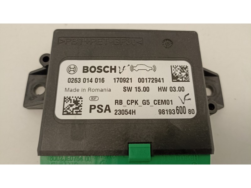 Recambio de modulo electronico para opel crossland x excellence referencia OEM IAM 9819360080  