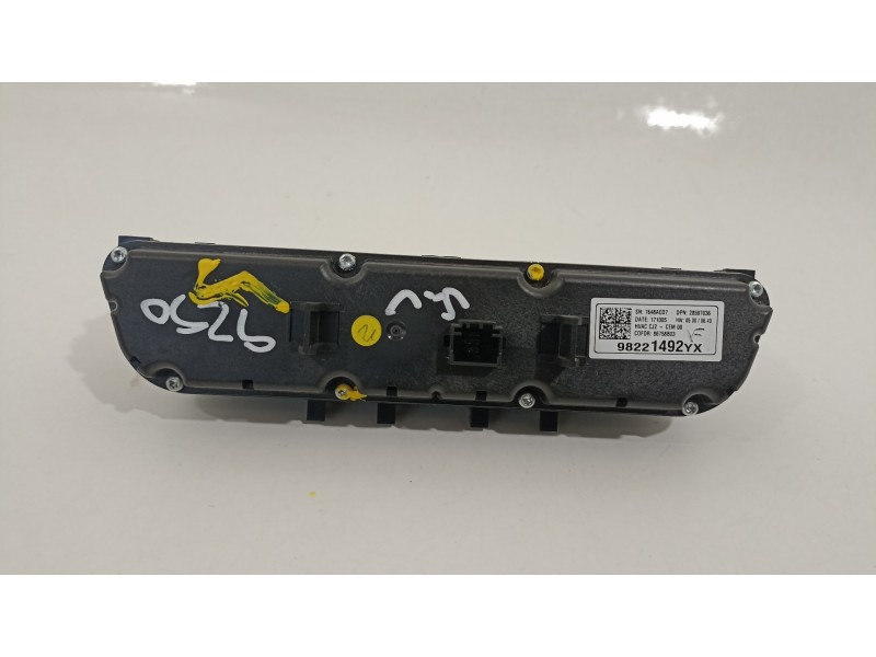 Recambio de mando climatizador para opel crossland x excellence referencia OEM IAM 9822149YX  