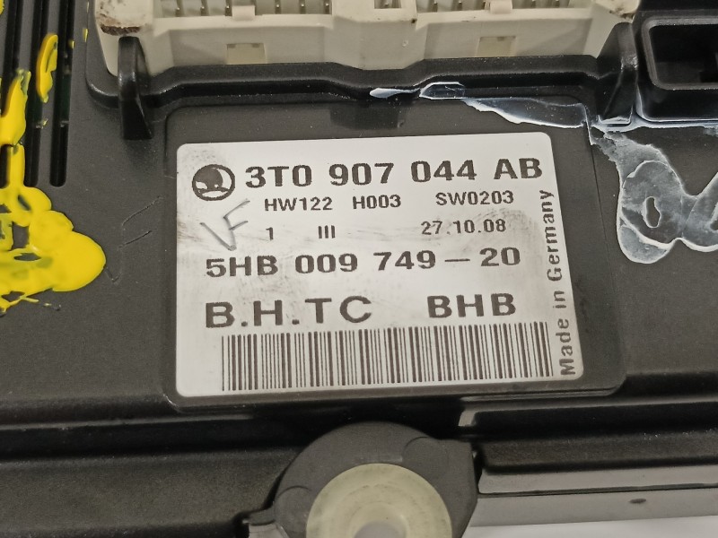 Recambio de mando climatizador para skoda octavia berlina (1z3) elegance referencia OEM IAM 3T0907044AB  