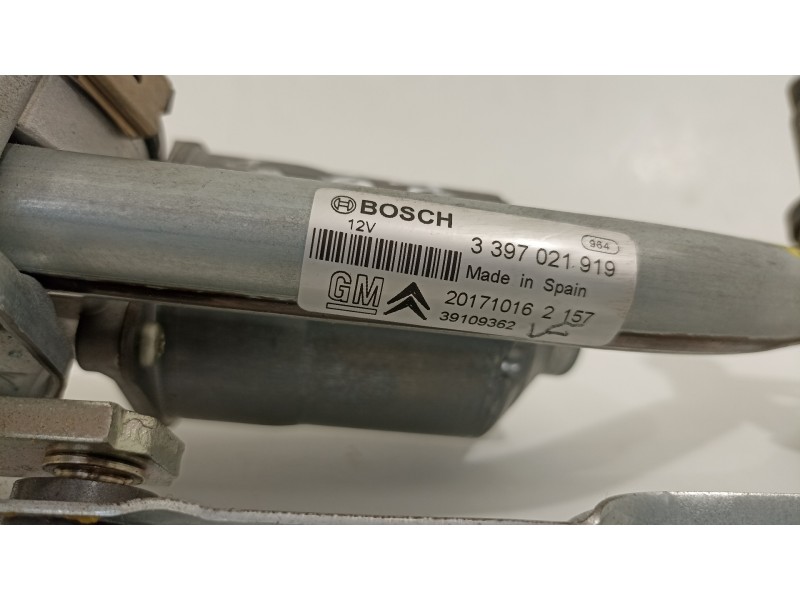 Recambio de motor limpia delantero para opel crossland x excellence referencia OEM IAM 39109362 03900243607 