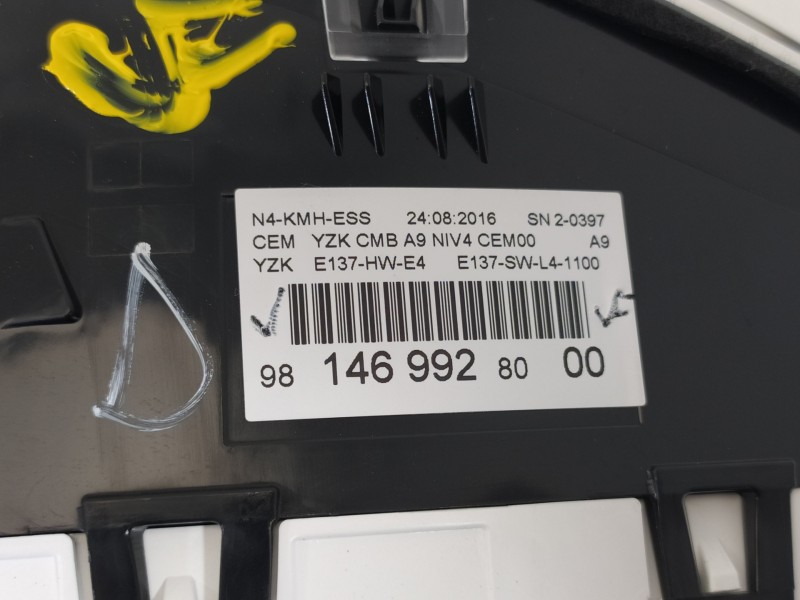 Recambio de cuadro instrumentos para peugeot 2008 (--.2013) allure referencia OEM IAM 9814699280 9814039580 