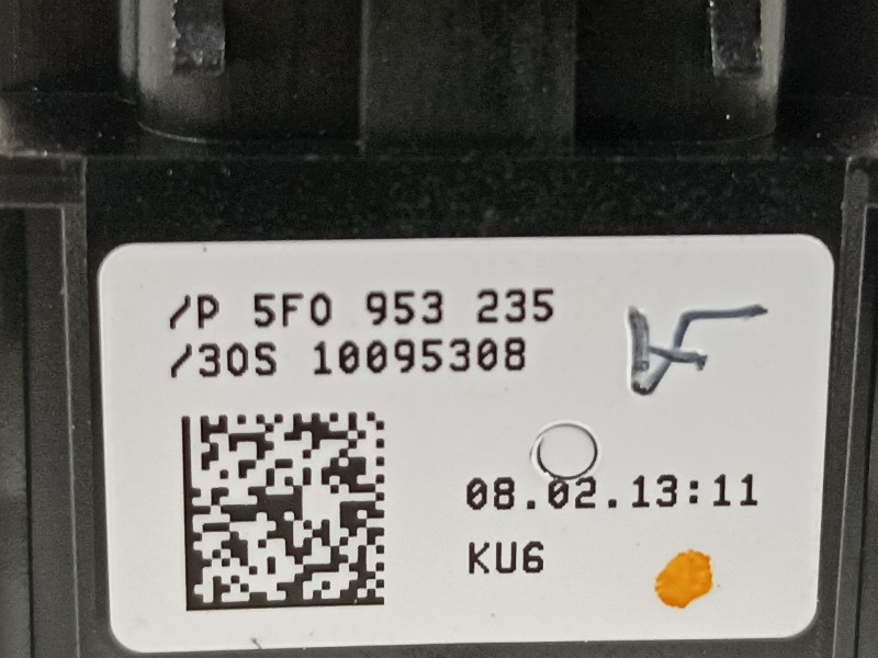 Recambio de warning para seat leon (5f1) fr referencia OEM IAM 5F0953235A  