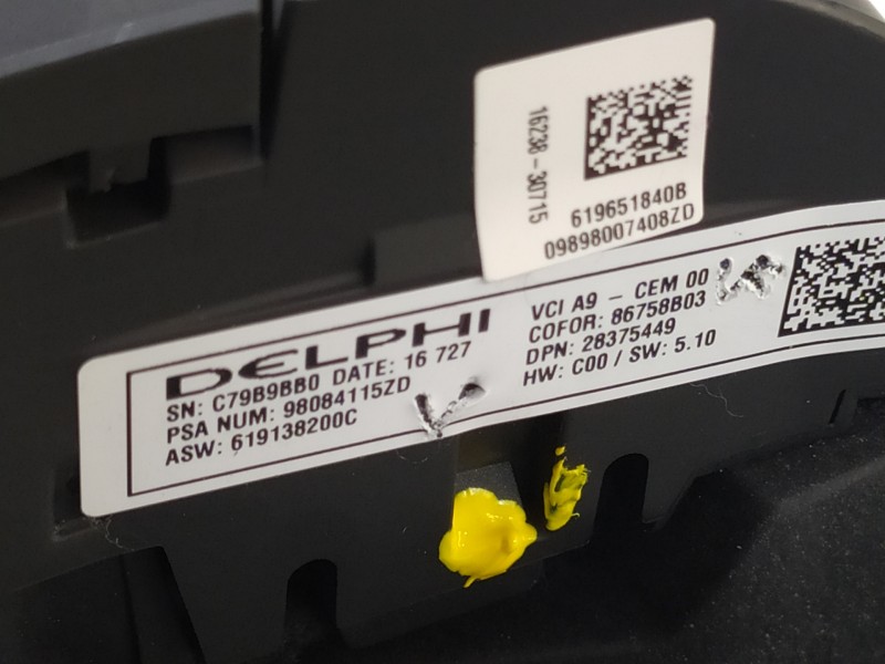 Recambio de volante para peugeot 2008 (--.2013) allure referencia OEM IAM 98084115ZD 9898007408ZD 