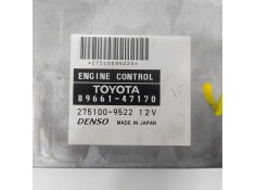Recambio de centralita motor uce para toyota prius (nhw20) basis referencia OEM IAM  2751009522  2