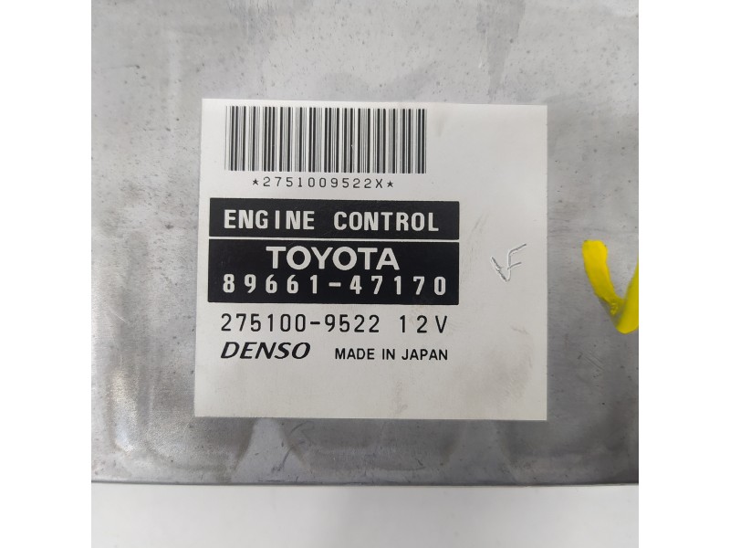 Recambio de centralita motor uce para toyota prius (nhw20) basis referencia OEM IAM  2751009522 