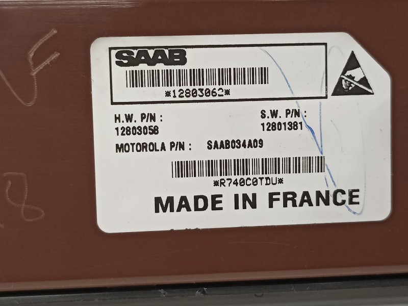 Recambio de mando elevalunas trasero izquierdo para saab 9-3 berlina 2.2 tid arc referencia OEM IAM 12803062  