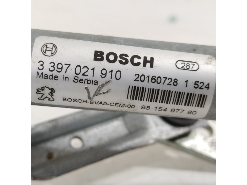 Recambio de motor limpia delantero para peugeot 2008 (--.2013) allure referencia OEM IAM 3397021910  