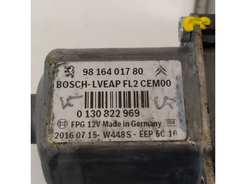 Recambio de elevalunas delantero izquierdo para peugeot 2008 (--.2013) allure referencia OEM IAM 9816402180 9816401780 