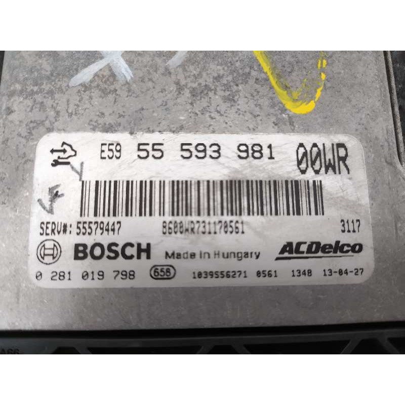 Recambio de centralita motor uce para opel corsa d essentia referencia OEM IAM 55593981 0281019798 