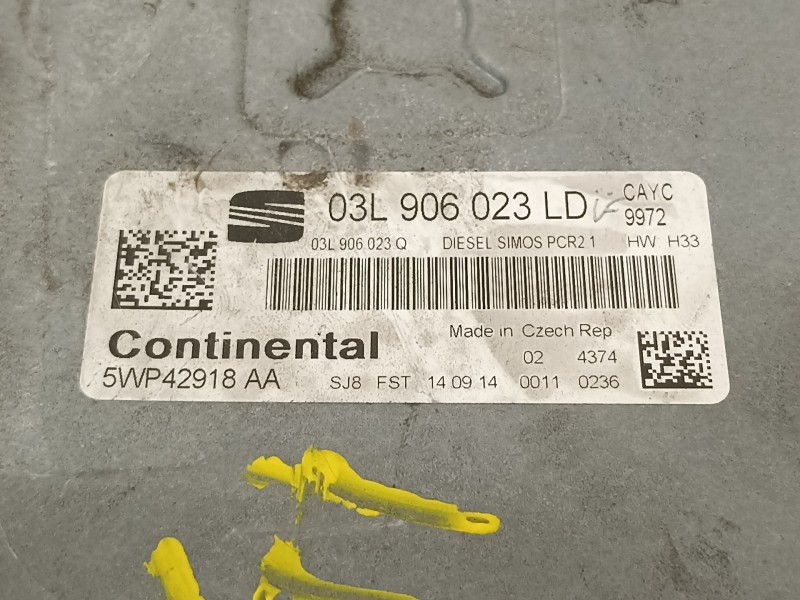 Recambio de centralita motor uce para seat ibiza (6j5) stylance / style referencia OEM IAM 03L906023LD  