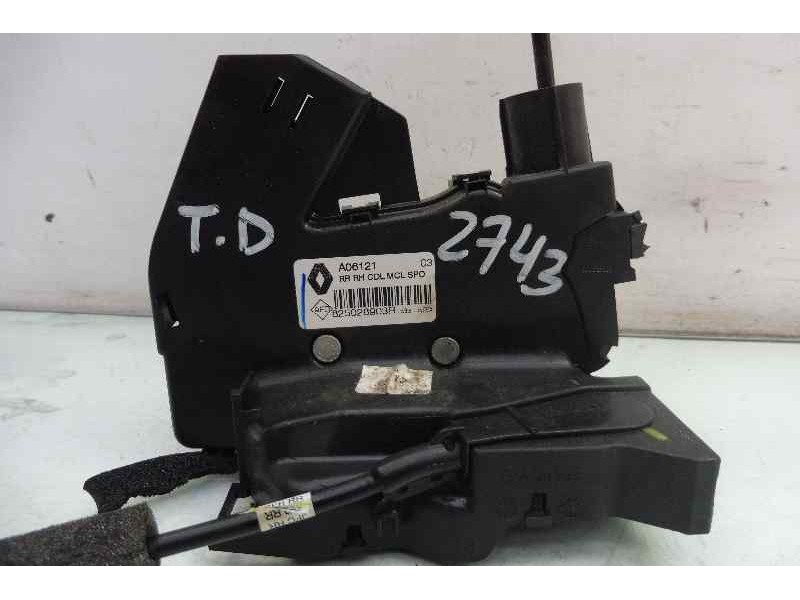 Recambio de cerradura puerta trasera derecha para renault megane iv berlina 5p intens referencia OEM IAM 825028903R  