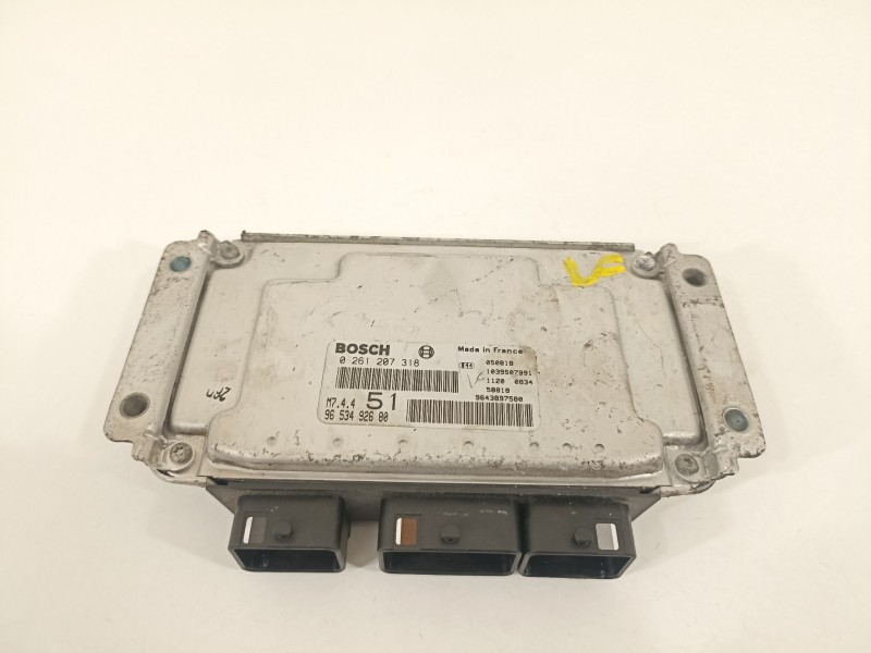 Recambio de centralita motor uce para citroën xsara picasso 1.6 16v exclusive referencia OEM IAM 9653492680  