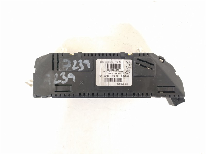 Recambio de pantalla multifuncion para citroën c4 berlina collection referencia OEM IAM 9662226080  