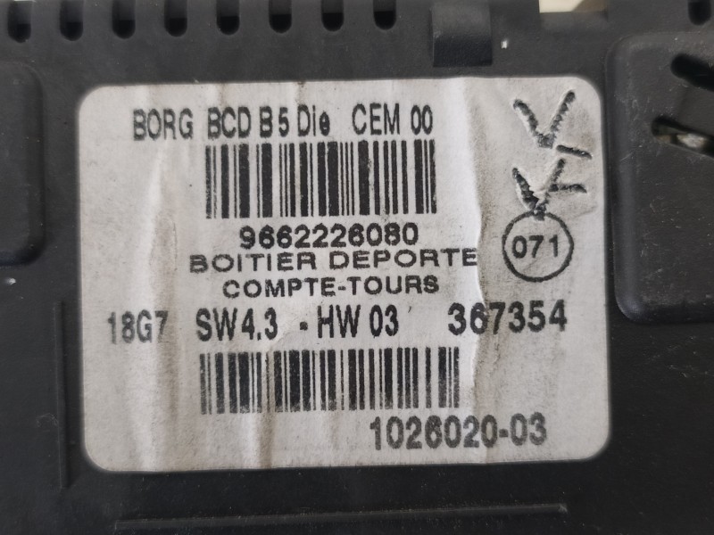 Recambio de pantalla multifuncion para citroën c4 berlina collection referencia OEM IAM 9662226080  