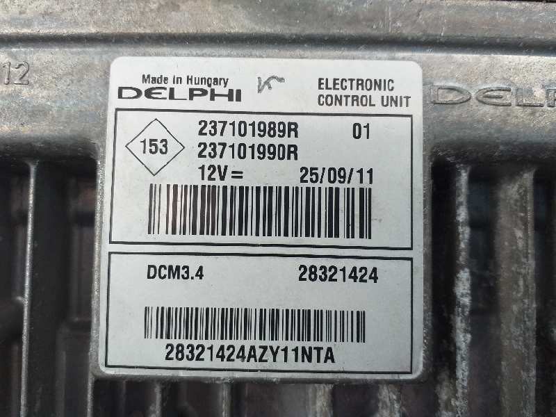 Recambio de centralita motor uce para renault clio iii business referencia OEM IAM 237101989R 237101990R 