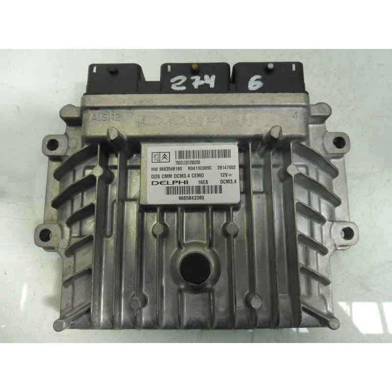 Recambio de centralita motor uce para citroën c5 berlina s referencia OEM IAM 9665843380 9663548180 28147602