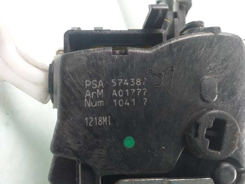 Recambio de cerradura puerta delantera derecha para citroën c5 berlina s referencia OEM IAM 574387  