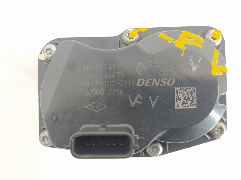 Recambio de valvula egr para renault kangoo furgón compact professional referencia OEM IAM 147104647R 8201143495 