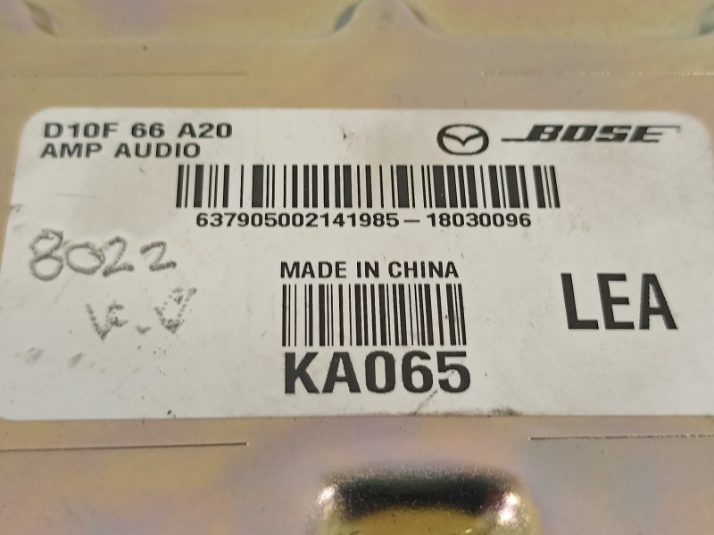Recambio de sistema audio / radio cd para mazda cx-3 center-line referencia OEM IAM D10F66A20  